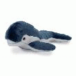 BALEINE GRIS BLEU  TAILLE : 50 CM