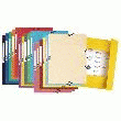 10 CHEMISES - EXACOMPTA - 24X32 - 3 RABATS - ASSORTIMENT