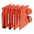 DOSSIERS SUSPENDUS EN KRAFT ORANGE POUR ARMOIRE GANEX FOND V - BOÎTE DE 25