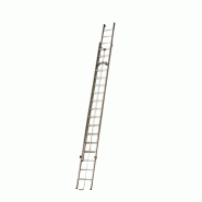 ECHELLE COULISSANTE A CORDE 2 PLANS EN ALUMINIUM (CD2)