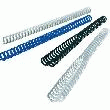 BAGUETTES DE RELIURE GBC EN PLASTIQUE, 16MM, 145 PAGES, BLEUE