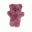 OURS CARLE FUCHSIA 25CM  OURS CARLE FUCHSIA