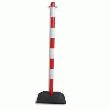 KIT D'EXTENSION POTEAUX CHAINE EN PLASTIC ROUGE ET BLANC 30X100X30 CM