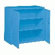 ARMOIRE GRAND VOLUME À PORTES BATTANTES H.1325 X L.1434 X P.707 MM BLEU RAL 5012