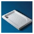 RECEVEUR A POSER D'ANGLE BONDE A GAUCHE 110 X 72 CM