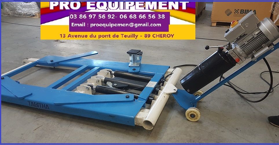 Pont elevateur ciseaux mobile 2700 kg ref. chs 2700