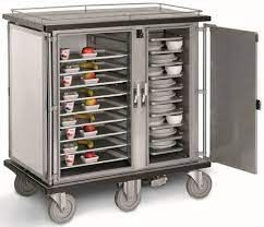 Comment fonctionne un chariot mixte de distribution de repas ?