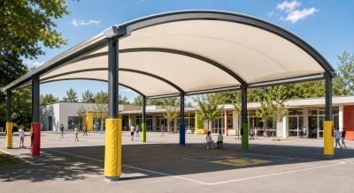 Quel préau choisir pour une cour d'école ?