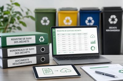 Tout savoir sur le registre de suivi des déchets : obligations, contenu et dématérialisation