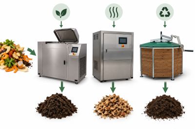 Écodigesteur, déshydrateur ou machine de compostage : quelle solution pour les biodéchets ?