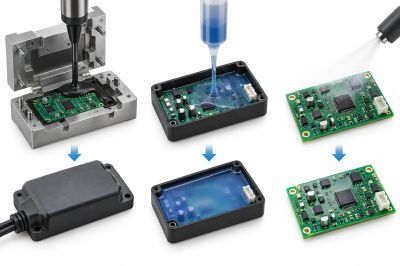 Surmoulage, résinage ou potting : quelle solution pour protéger une carte électronique ?
