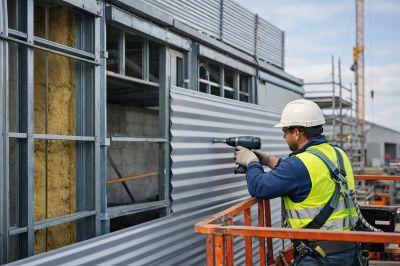 Quelles normes encadrent la fixation d'un bardage métallique ?