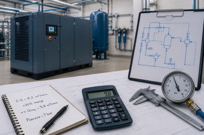 Comment dimensionner un compresseur à vis sans risquer le sous-dimensionnement ?