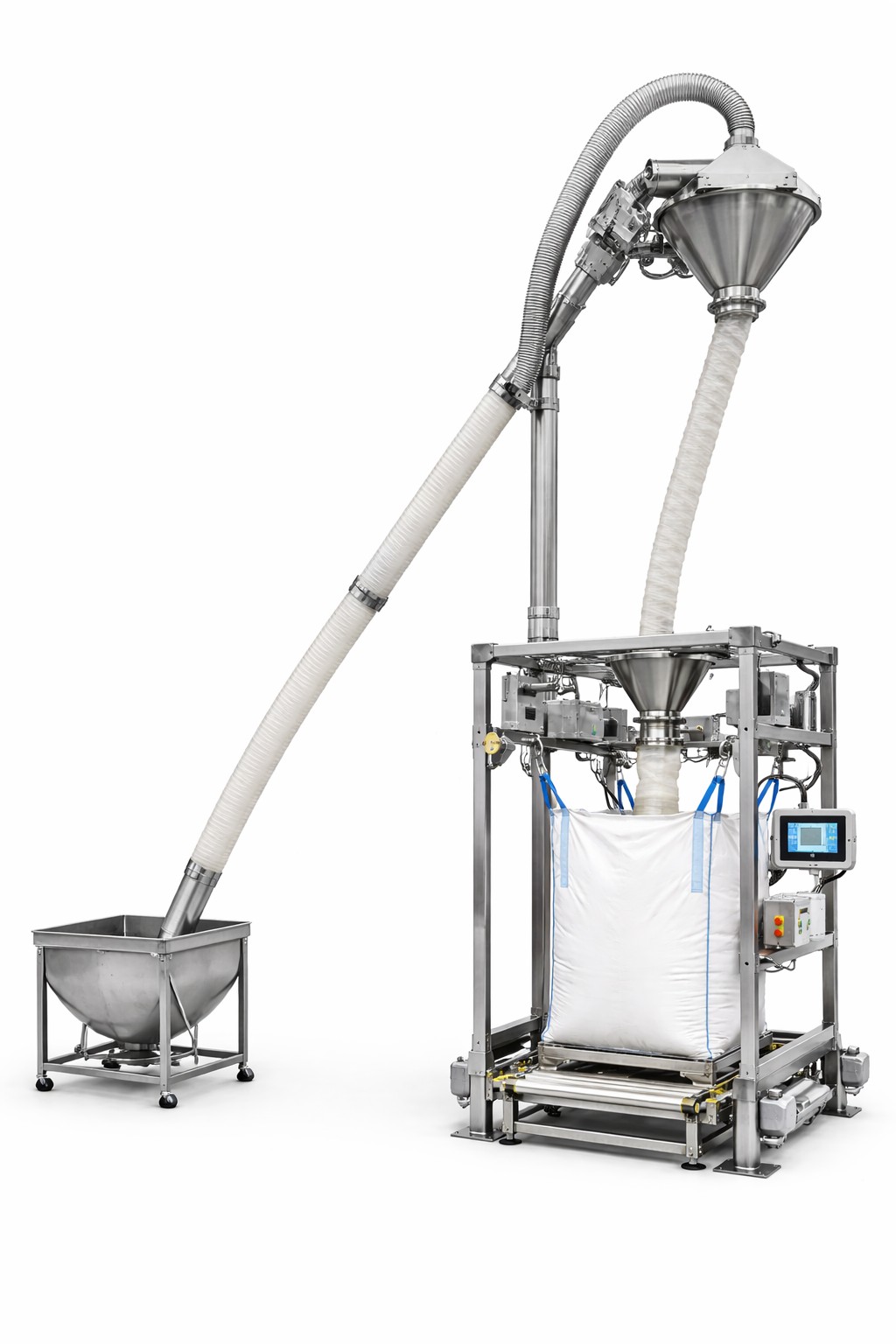 Station de remplissage pour big bags flexible