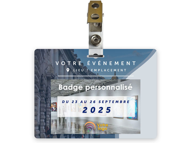 Badge pour salon