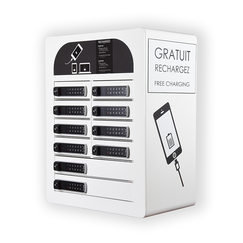 Borne de recharge pour ordinateurs