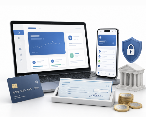 Compte professionnel avec dépôt de chèque