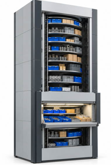 Carrousel de stockage vertical