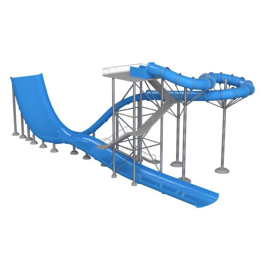 Toboggan aquatique