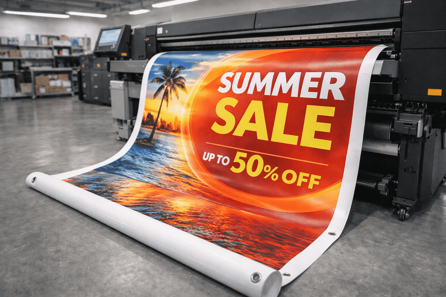 Impression sur bâche