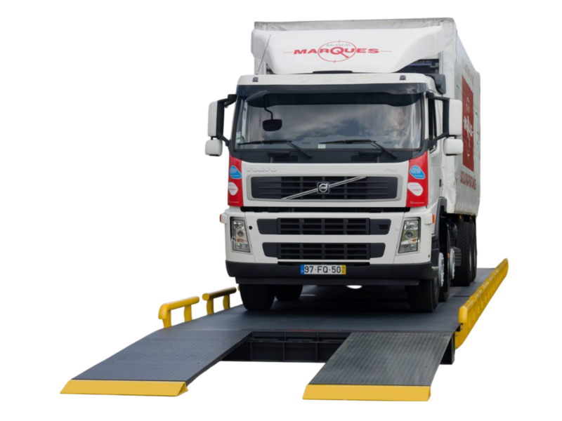 Pont bascule pour camion