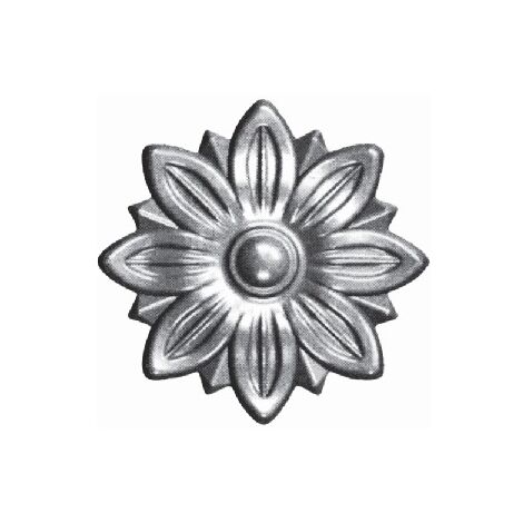 Rosace décorative en fer forgé