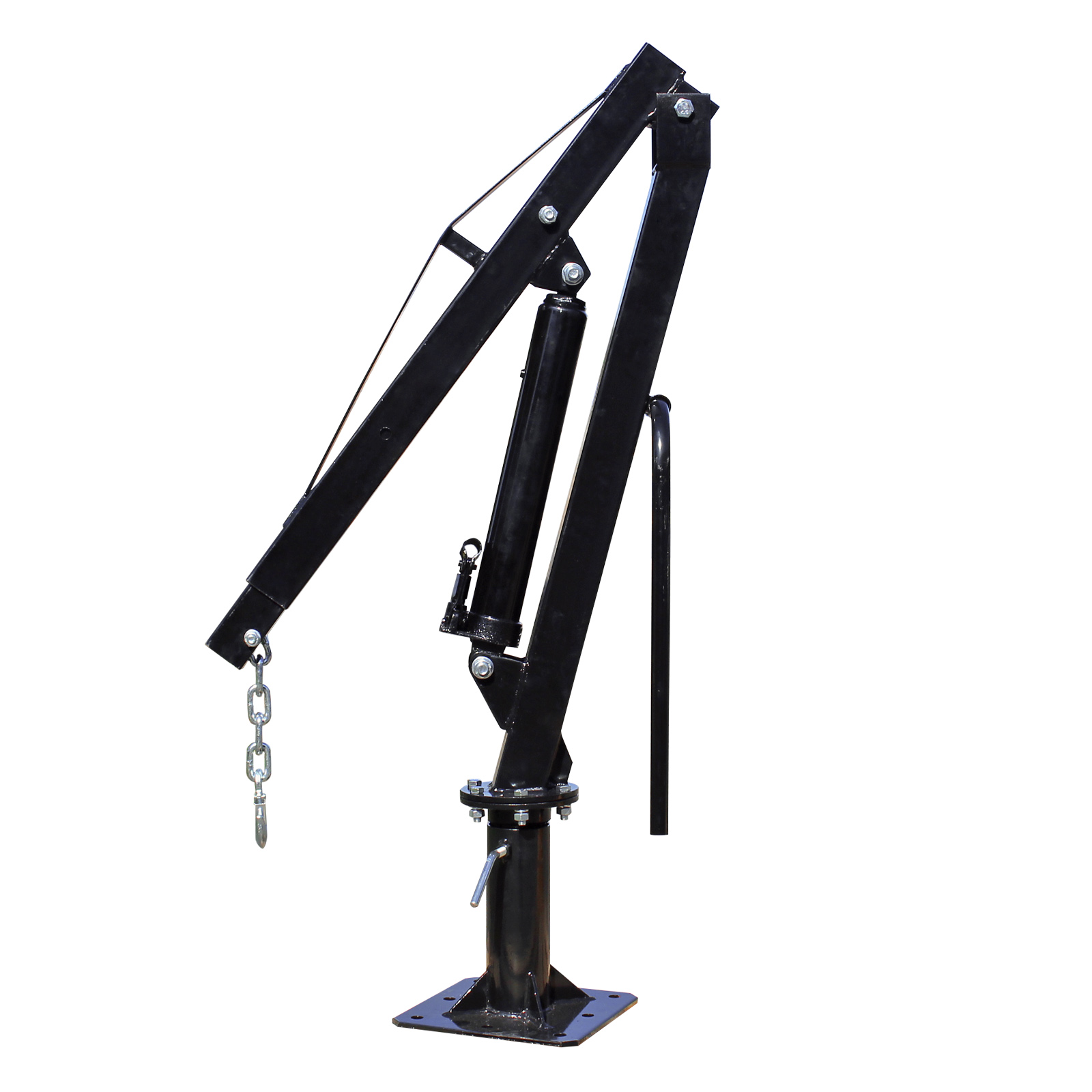 Mini grue sur remorque