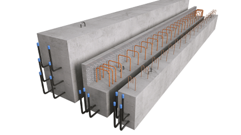 Longrine préfabriquée
