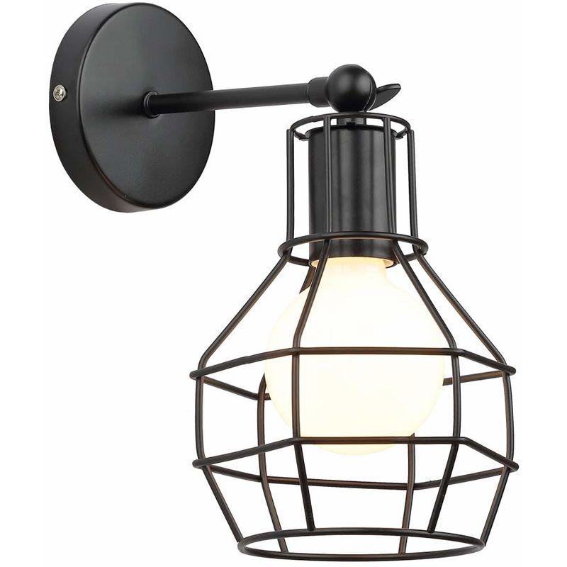 Vintage Industriel Applique Métal Peinture Réglable Luminaires