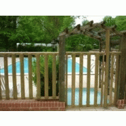 Clôture de piscine en plexiglass