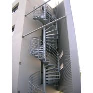 Escalier hélicoïdal acier