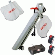 Aspirateur broyeur de feuilles sur roues