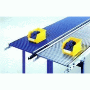 Convoyeur à Bande De Bureau 10x1000 Mm - PVC, Vitesse Réglable 116 Tr/min, Marche Avant/arrière