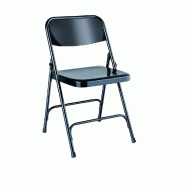 chaise pliante noir
