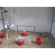 Bâtiment d'élevage de poulet
