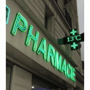 Enseigne lumineuse de pharmacie