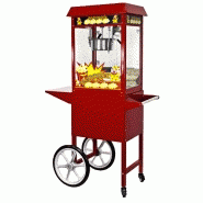 Machine à pop-corn avec chariot