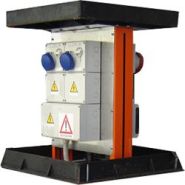 Borne électrique place marché