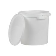 Seau plastique avec couvercle 20 l