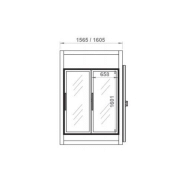 Chambre froide vitrée Chambre froide vitrée