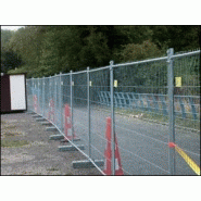 Barrière de protection de chantier