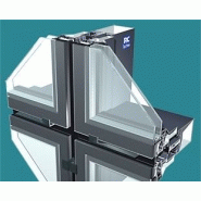Profilé aluminium pour verrière