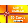 OUTILAND CARTE CADEAU D'UNE VALEUR DE 50  KDO050