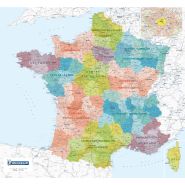 Carte de France magnétique