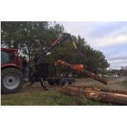 Remorque forestière 1.5T pour quad