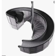 Toboggan escalier