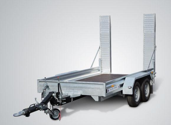 Remorque porte engin XL TPF 2502 30 - PTAC 2500 kg, dimensions 3,06 m x 1,70 m, 2 essieux, roues 175 R 14 C