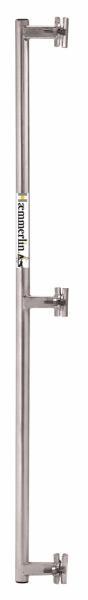 Colonne échafaudage 200 kg - poteau avec 3 colliers pour treuil H 200 / 25