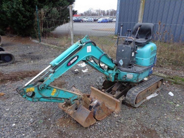 Minipelle IHI 9VX - 890 kg, moteur Yanmar 10cv, 1501 heures - 2008