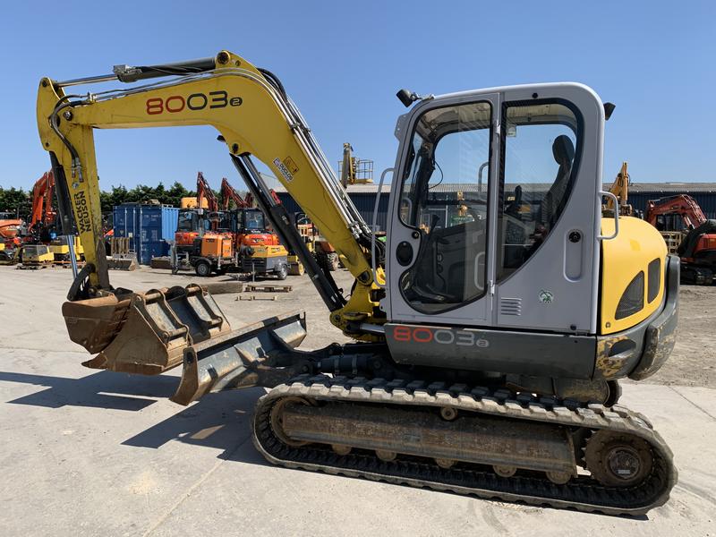 WACKER NEUSON 8003 E06-05 - Minipelle 2013 - 3860h - Moteur YANMAR 59 cv - Poids 8637 kg